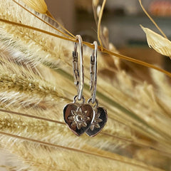 Ngb Jewels - Boho Heart Pendant Earrings