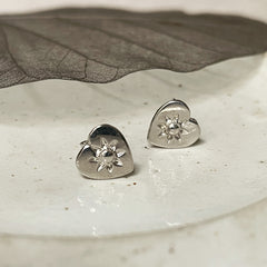 Ngb Jewels - Large Boho Heart Earrings