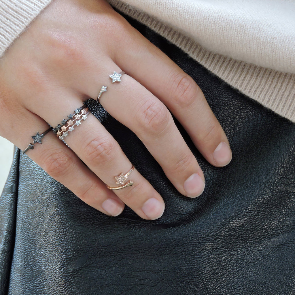 Cheap Adjustable Korean Style Ring Women Irregular Star Ring Fashion  Jewelry Y2K Open Finger Ring | Joom