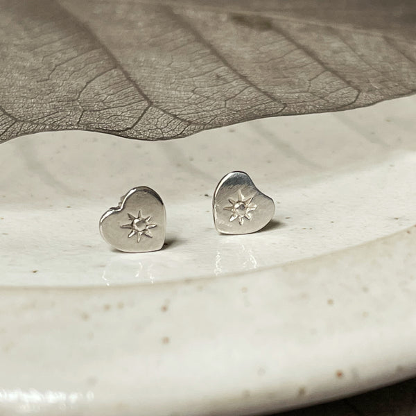 Small Boho Heart | Earrings