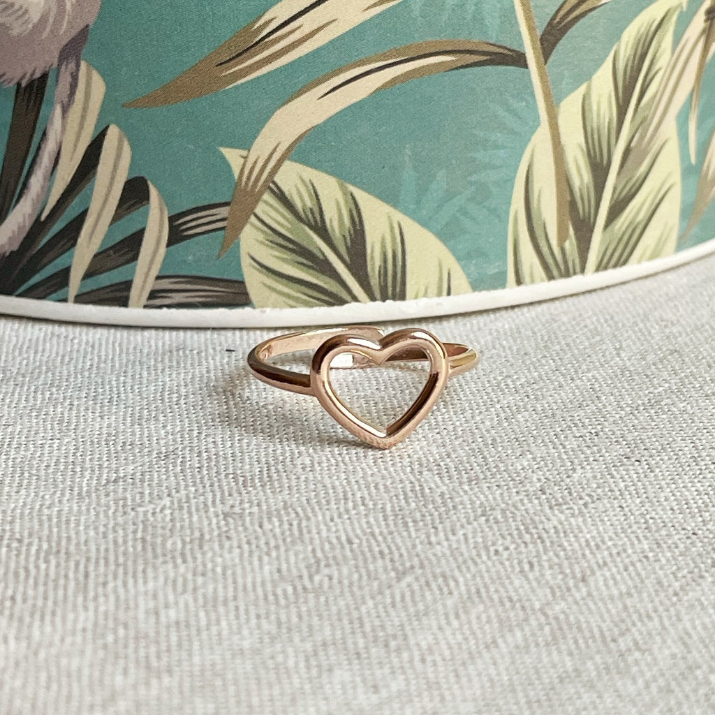 Ngb Jewels - Adjustable Empty Heart Ring